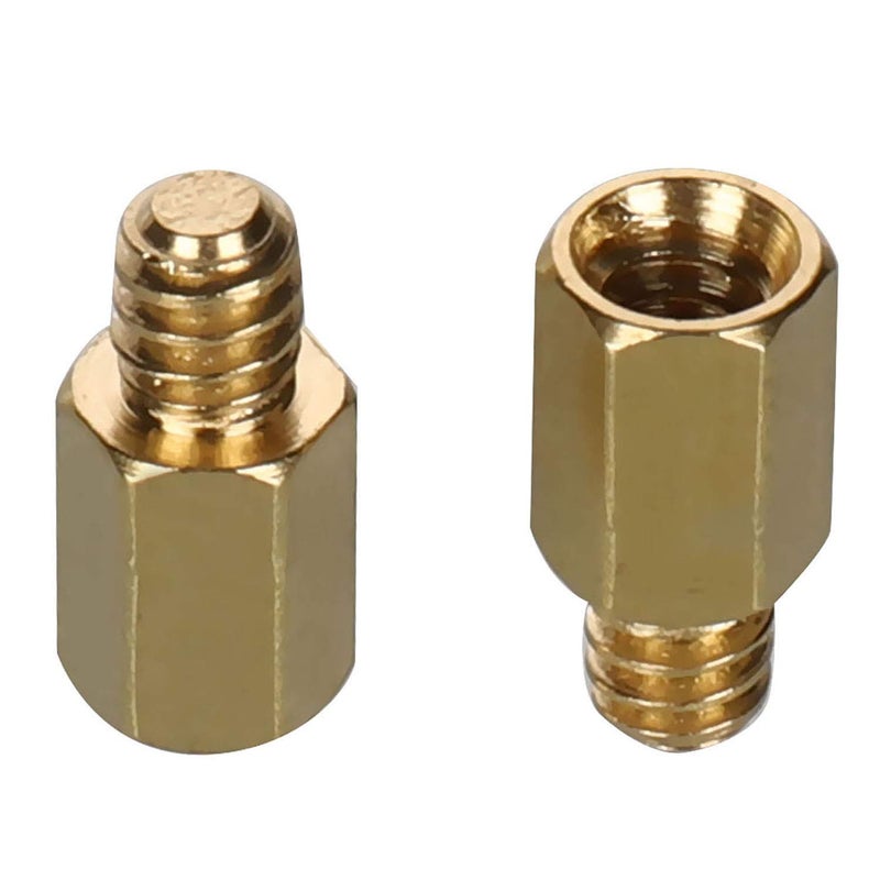 HanTof 6-32 Brass Motherboard Standoffs,ATX Case Standoffs, ATX Standoff for ATX Computer Case - 20 Pack - Image 4